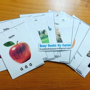Tarjetas didácticas imprimibles con sonidos de letras