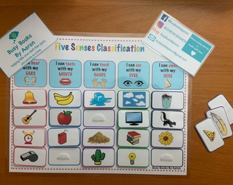 Printable Busy Book Activities: The Senses