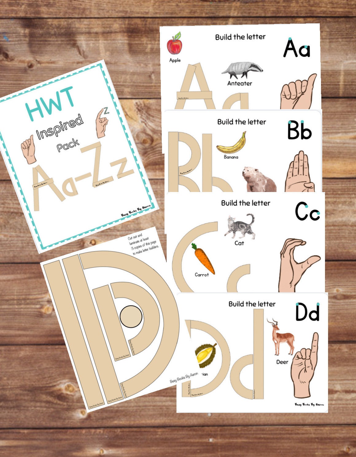 Handwriting Without Tears Wooden Letters - Etsy, image size:1160x1490