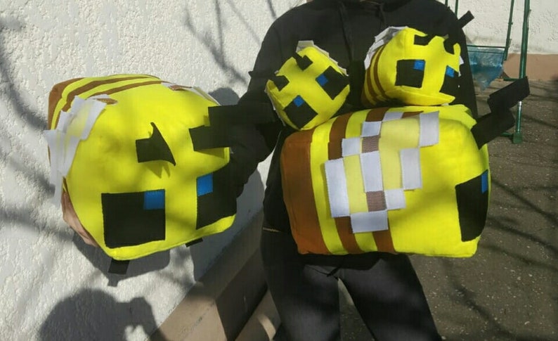 Minecraft Bee Plush | Etsy