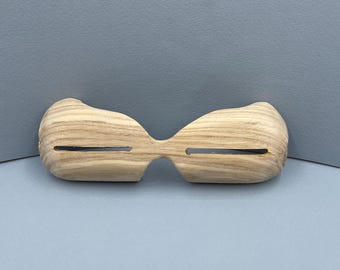 Inuit snow goggles, Yupik rustic replica wooden goggles, Eskimo Mask