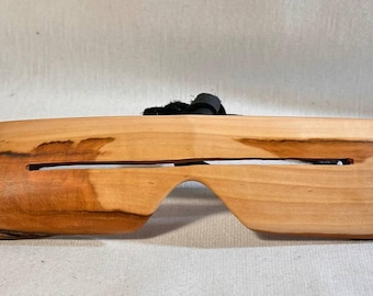 Unique Handcrafted Wooden Eskimo Snow Goggles, One-of-a-kind Replica of Inuit & Yupik Traditions