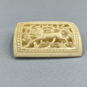 Vintage Inuit Brosche, Eskimo Szene Pin, Yupik Schmuck, Alaska Sammlerstück