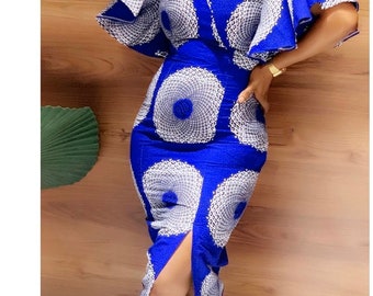 ankara long gown dresses