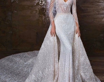 mini bride dresses with train