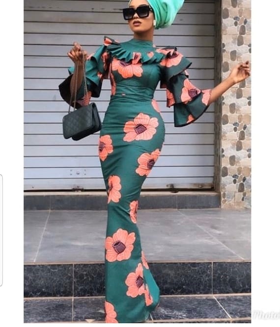 long fitted dresses for wedding guest