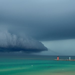 Incoming storm- Beach photography