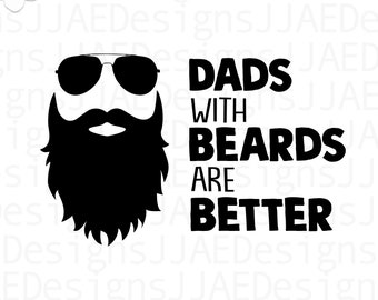Download Dad Beard Svg Etsy