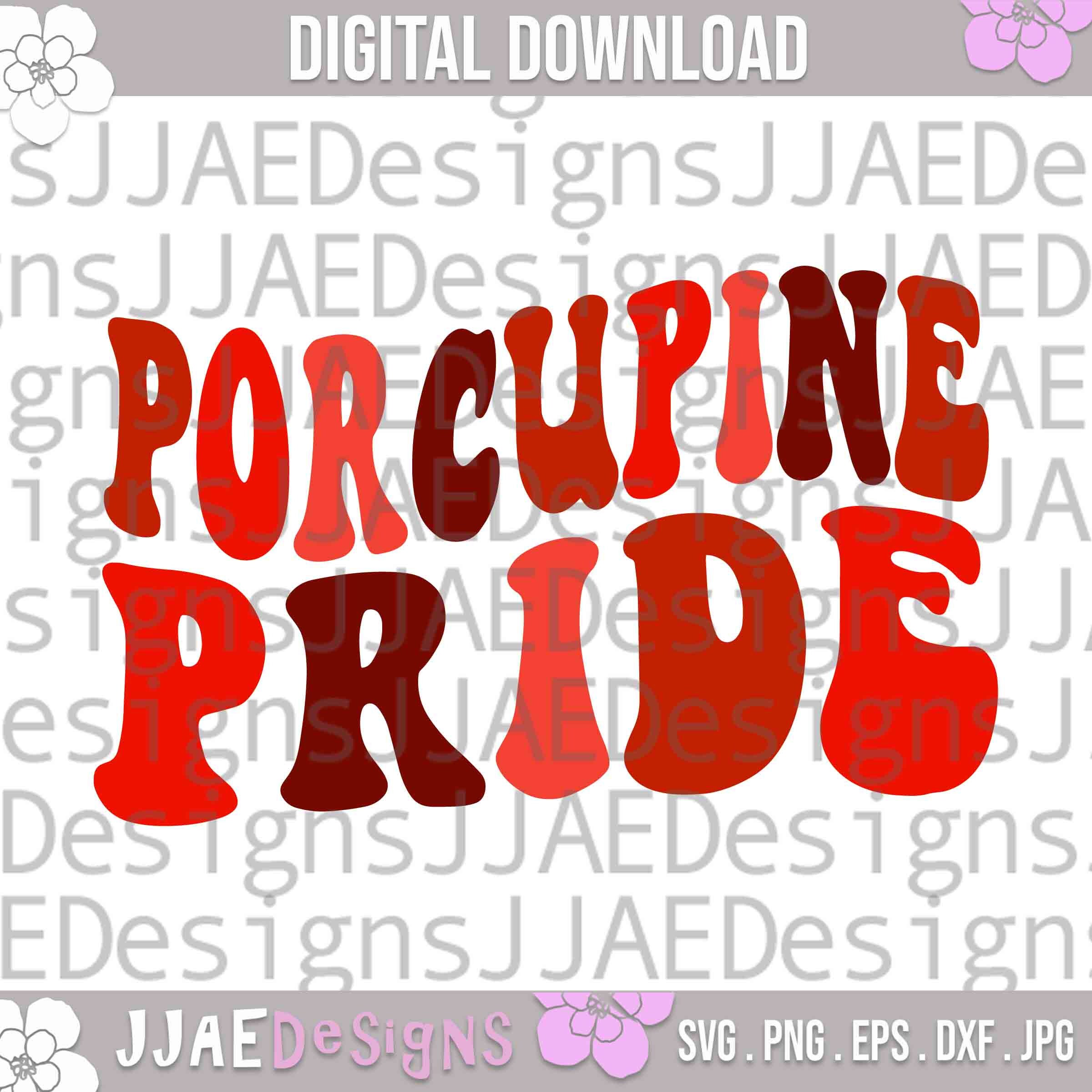 Porcupines Svg Porcupine Pride Svg School Sports Team Shirt Etsy