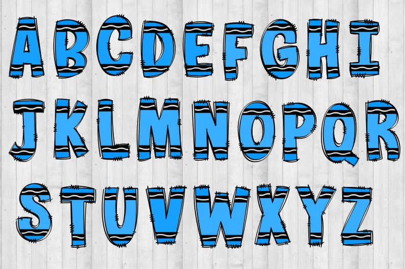 Crayon PNG Letters Sublimation, Alphabet Bundle, Crayon png school font, Bulletin Board Letters Alphabet, Back to School Doodle Letters png image 7