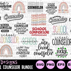 School Counselor Svg, Counselor shirt svg, Counselor Life Teacher shirt Svg, Counselor Squad Svg, Back to School svg png eps jpg dxf pdf