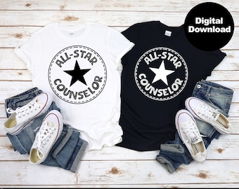 School Counselor Svg, Counselor shirt svg, Counselor Life Teacher shirt Svg, All-Star Counselor svg, Back to School svg png eps jpg dxf pdf