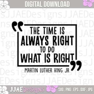 Martin Luther King Jr quote svg | black history svg | black svg | black history month svg files for cricut svg | eps, svg, dxf, png, jpg