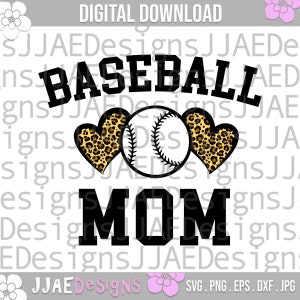 Baseball Mom svg | baseball mom shirt svg | baseball shirt svg | sports mom gift | baseball mom svg cut file, eps, png,dxf, INSTANT DOWNLOAD
