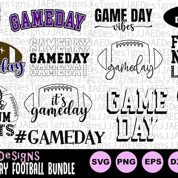Game Day Gameday svg png, Friday Nights Stadium Lights svg, football svg, football shirt svg, football fan svg, football eps, png, pdf dxf