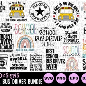 Bus Driver SVG, Bus Driver SVG Bundle, Bus Driver Shirt svg, Back To School Shirt svg, Bus Driver Appreciation, Back to School svg, eps, dxf