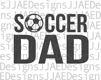 Soccer Dad svg | sports dad gift | dad shirt svg | soccer dad shirt svg | soccer dad waterbottle svg, eps, png, dxf, INSTANT DOWNLOAD