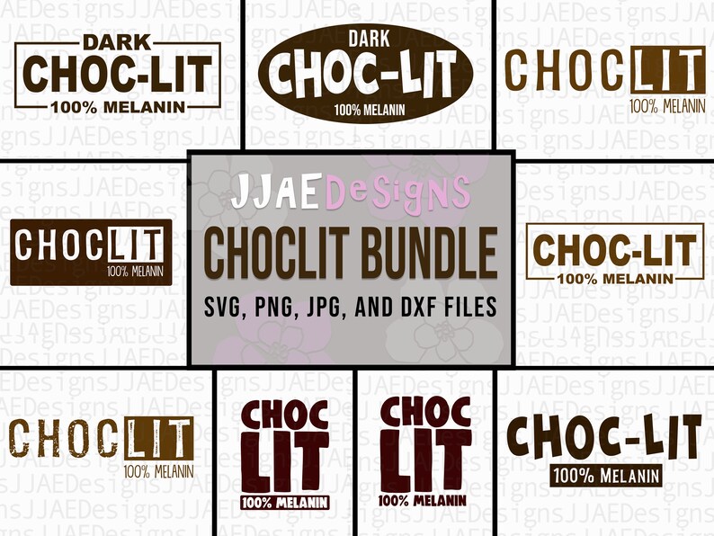 Download ChocLIT 100% Melanin svg bundle African American svg black ...