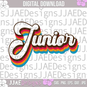 Junior svg, 2024 SVG, class of 2024 SVG PNG, junior shirt svg, high school shirt cut file, high school svg, eps, jpg, dxf, png, cut file