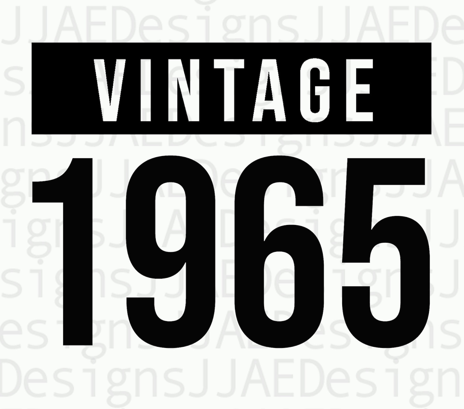 1965 Geburtstag SVG Jahrgang 1965 SVG Clipart Jahrgang Etsy