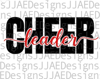 Cheerleader svg, Cheer svg, Cheerleading svg, Cheer shirt svg, eps, dxf, pdf, png, jpg, cheer cut file for Silhouette Cricut, Digital File