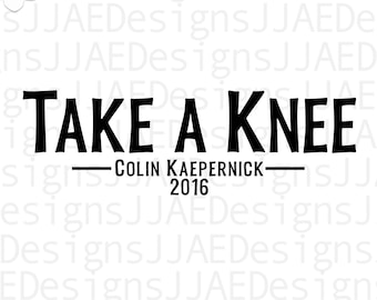 Take A Knee Svg Etsy