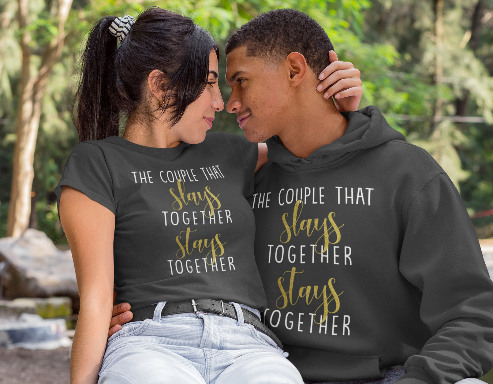 Couples That Slay Together Stay Together svg, couples shirt svg, matching couple outfits, his and hers shirts, cute couple, eps, png, dxf