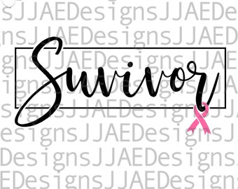 Survivor svg, Brustkrebs SVG | Brustkrebs Bewusstsein SVG | Kampf gegen Krebs SVG | Krebs-Überlebender Schädel-Svg | Krebs Schnittdatei | Krebs-Zitat-Svg