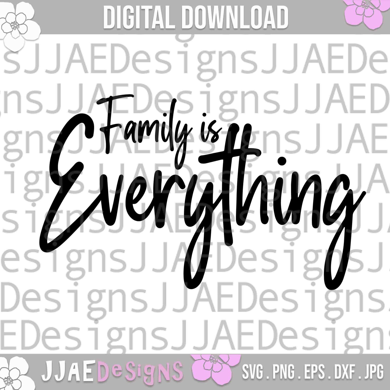 Family is Everything Svg Family Svg Home Svg Home Decor - Etsy