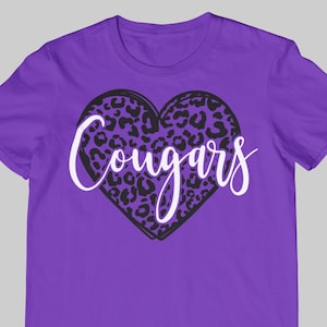 Cougars svg, school sports team shirt svg, school mascot svg, cougar elementary school svg, teacher shirt svg, eps, dxf, png, jpg, cut file
