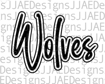 Wolves svg, school spirit shirts svg, school mascot svg, wolves school team mascot svg, wolves teacher shirt svg, eps, dxf, png, jpg, vinyl