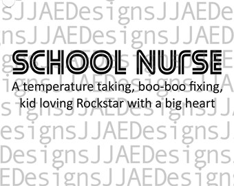 School Nurse svg, School Nurse shirt svg, Nurse Life svg, Back to School Nurse life svg, dxf, png, jpg, Cut File for cricut Digital Download