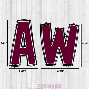Maroon PNG Letters, Doodle Maroon Alphabet, PNG Doodle Letters Set PNG ...