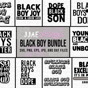 Black Boy-bundel svg | zwarte jongen svg | Afro-Amerikaanse svg | zwart kind-svg | zwarte kinderen svg, eps, dxf, png, jpg | DIRECT DOWNLOADEN