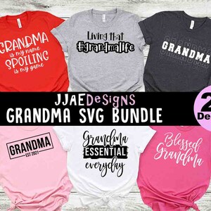 Grandma svg bundle, Grandma svg, Mothers Day svg, Grandmother svg, Grandma svg, grandma life svg cut file dxf, png, eps, instant download image 2