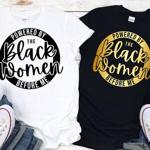 Powered by the black women before Me svg, african american svg, black woman svg file for cricut cut file svg, eps, png, jpg, dxf, cut files