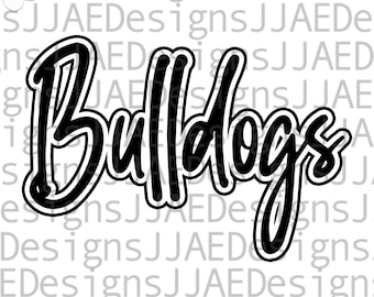 Bulldogs svg, school spirit shirts svg, school mascot svg, bulldog school team svg, teacher shirt svg, eps, dxf, png, jpg, vinyl, cut file