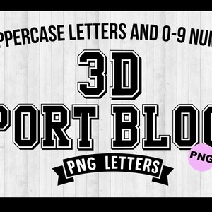 Varsity 3D-lettertype Svg, bloklettertype Svg, College-lettertype, universiteitslettertype, Varsity Letters, sportlettertype SVG, Varsity-letters, sportlettertype PNG, SVG