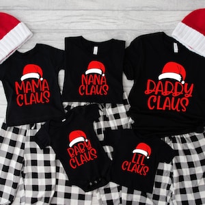 Family Matching Claus svg, Christmas svg, Santa Claus SVG, Files, Vinyl Cut File for Cricut and Silhouette, Santa Svg, dxf, png, eps, jpg