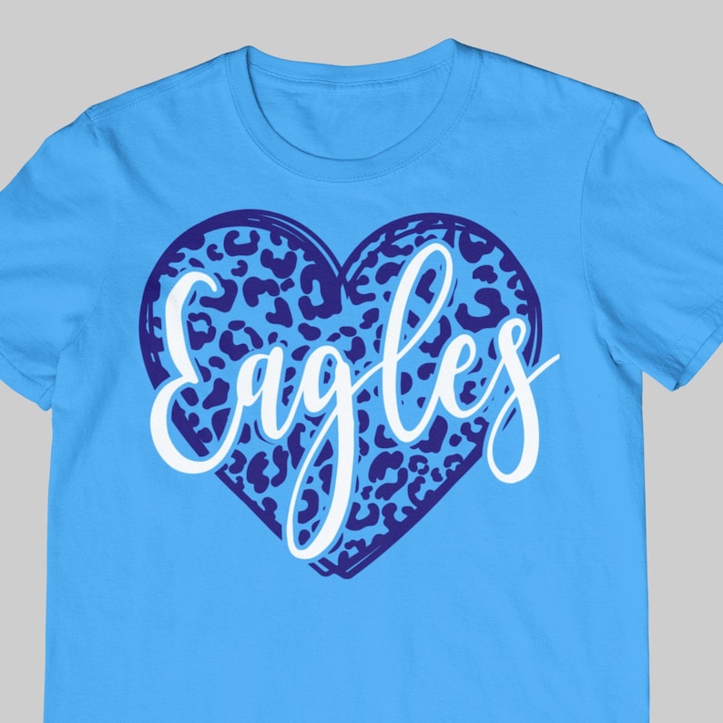 Eagles Svg School Sports Team Shirt Svg School Mascot Svg Etsy