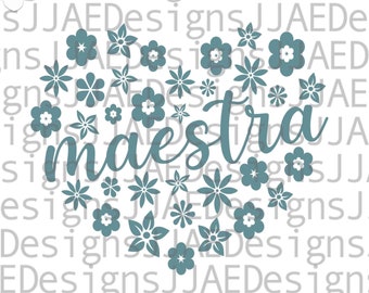 Maestra svg, Maestra Shirt svg, Maestra Bilingue, Maestra Gift svg, Maestra tshirt, Spanish Teacher Shirt, Billgual Teacher Shirt, svg, png