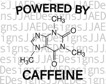 Science svg | science teacher svg | Powered by Caffeine svg | Science shirt svg | science teacher shirt svg eps dxf pdf png jpg