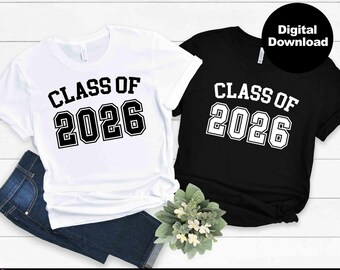 class of 2026 SVG, 2026 senior svg, class of 2026 senior shirt svg, cut file, high school svg, senior cut file svg eps jpg dxf png