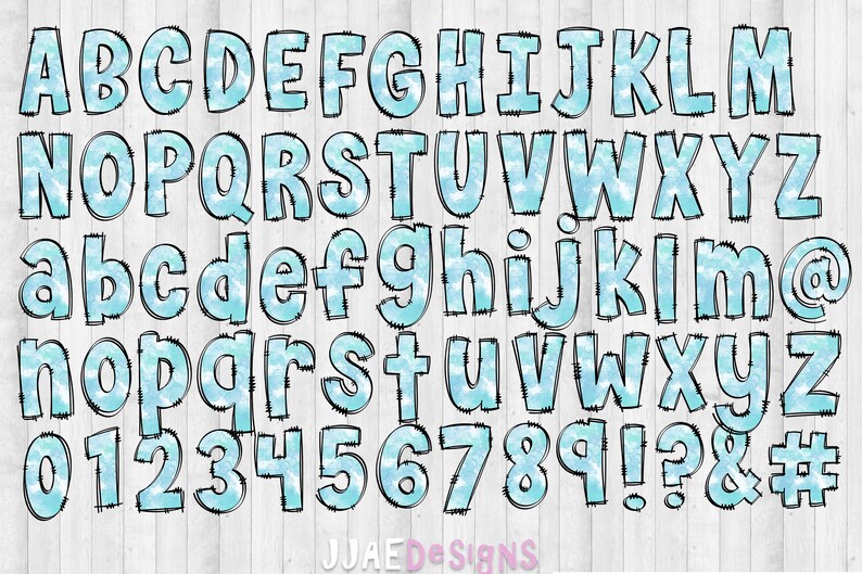 Spring PNG Letters, Doodle Spring Alphabet, PNG Doodle Letters Set PNG ...