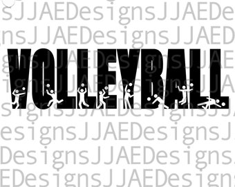 Volleyball svg | volleyball shirt svg| | volleyball word svg png, volleyball mom svg cut file for cricut and silhouette, eps, png, dxf, jpg