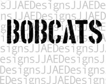 Bobcats svg, school sports team shirt svg, school mascot svg, bobcats school svg, bobcats shirt svg, eps, dxf, png, jpg, cut file