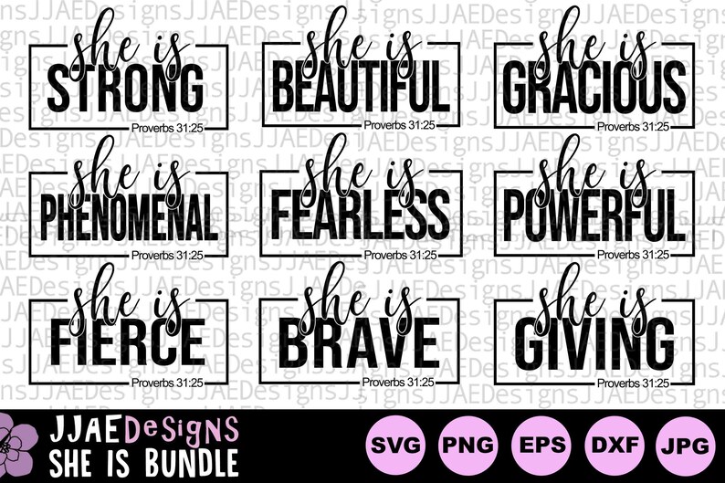 She is Bundle svg, she is strong svg, mom svg, mom life svg mommy svg, Mother svg, Mothers Day svg, dxf, png, eps, jpg, instant download 