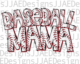 Archivo de sublimación de mamá de béisbol / regalo para mamá deportista / sublimación de camiseta de mamá de béisbol / camiseta de mamá de béisbol png / mamá de béisbol png
