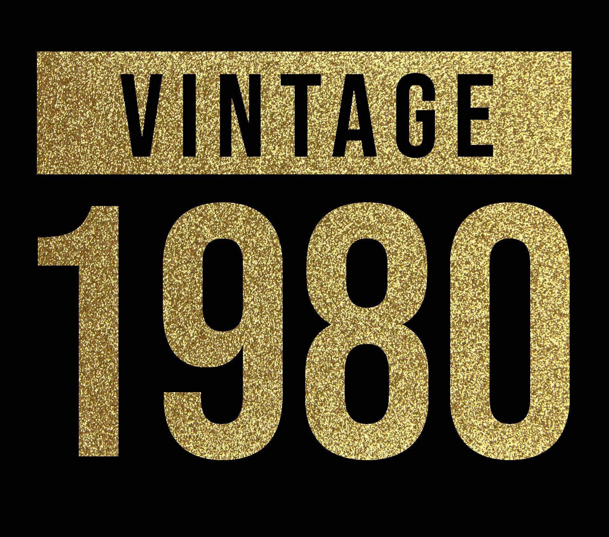 1980 Geburtstag SVG Jahrgang 1980 SVG Clipart Jahrgang Etsy