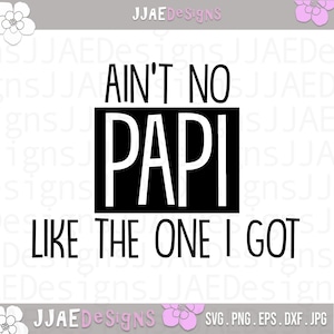 Kein Papi ist wie der, den ich habe svg | Vatertag svg | Papa svg | svg Schnittdatei | Vater svg | eps, svg, dxf, png, jpg | SOFORTIGER DOWNLOAD